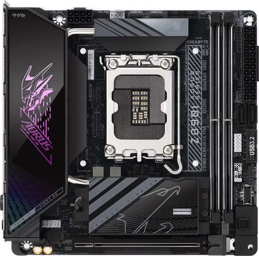 Montaje Placas Base Gigabyte Z890I AORUS ULTRA Gaming PC Gascones Montaje Placa Base Gigabyte Z890I AORUS ULTRA Gaming PC Gascones